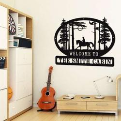 personalized horse riding sign horse stall sign farm decor horse farm custom metal sign cabin sign housewarming gifts 2