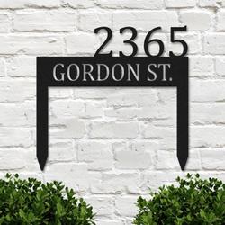 personalized house numbers address garden stake sign address plaque lawn decor 1