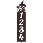 personalized hummingbird wildlife decor address sign house number plaque custom metal sign 0