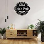 personalized irish pub sign home bar sign whisky and cigars sign smoke house home bar decor 0