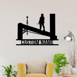 personalized ironworker welder blacksmith custom metal sign birthday gifts 1
