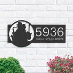 personalized jazz band musician address sign house number plaque custom metal sign 0