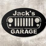 personalized jeep garage sign workshop sign housewarming gifts 0