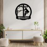 personalized linema wall hanger home decor custom metal sign 0