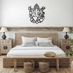 personalized lord ganesha yoga studio home spiritual and hindu decor custom metal sign 3