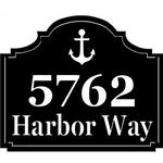 personalized magnolia address sign house number plaque custom metal sign 0