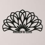 personalized mandala lotus flowers zen home decor namaste sign yoga studio home decor custom metal sign 0