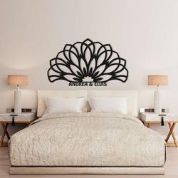 personalized mandala lotus flowers zen home decor namaste sign yoga studio home decor custom metal sign 1
