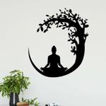 personalized mandala meditation namaste bohemian yoga studio home decor custom metal sign 0