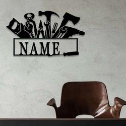 personalized mechanic tools sign papas workshop sign handyman tools custom metal signs garage sign fathers day gifts 4