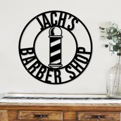 personalized metal barber shop sign custom hair stylist name sign hair salon decor 1