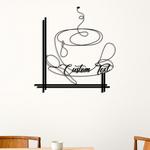 personalized metal coffee wall art 0