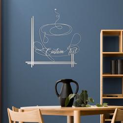 personalized metal coffee wall art 2