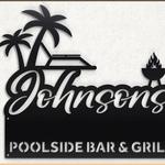personalized metal poolside bar grill sign backyard patio decor outdoor 0
