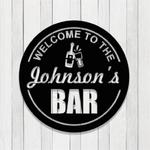 personalized metal welcome to the bar sign home pub decor man cave gift 0