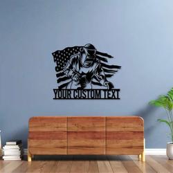 personalized metal welder sign welding ironworker custom metal sign 3
