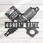 personalized motocross garage sign workshop name sign motorcycle mechanic custom metal signs gifts for repairman 0