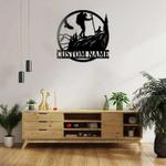 personalized mountain hiking men custom metal sign 0