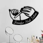 personalized nail salon sign beauty salon sign beauty shop decor barber gifts 0