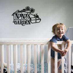 personalized nanas garden decorative custom metal sign 1