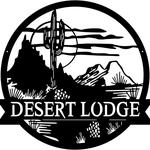 personalized nature desert metal sign wildlife mountain sun tree metal art indoor home decor 0