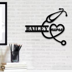 Personalized Nurse Sign RN LPN CNA Gifts Nurse Graduation Gift