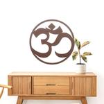personalized ohm symbol zen modern yoga studio home decor custom metal sign 0