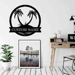 personalized outdoor backyard oasis sign tropical patio sign pool bar signs tiki bar 1