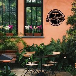 personalized patio sign welcome sign outdoor patio metal sign patio backyard decor home outdoor decoration housewarming gift 3