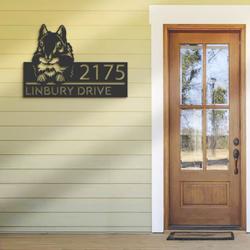 personalized peeking chipmunk address sign custom metal signs 1