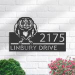 personalized peeking owl address sign custom metal signs 0