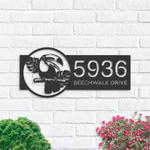 personalized pelican bird address sign custom metal signs 0