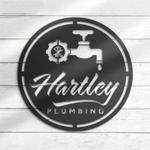 personalized plumbing sign plumber sign garage custom metal signs repairman gifts dad gifts 0