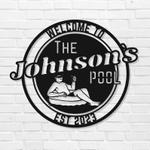 personalized pool sign tiki bar sign poolside sign pool house decor sign for backyard swimming pool housewarming gift 0