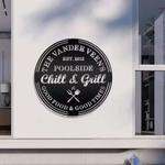 personalized poolside grill metal sign pool and grill bbq gifts pool bar signs signs for backyard swimming pool tiki bar pool oasis patio decor grilling housewarming gift 0