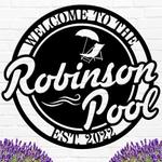 personalized poolside paradise sign pool metal sign pool sign home outdoor decor sign for tiki backyard swimming pool 0