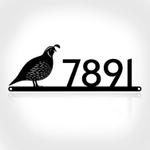 personalized quail bird address sign house number plaque custom metal sign 0