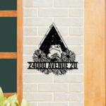 personalized reading frog address sign custom metal signs 0