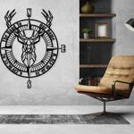 personalized reindeer head sign the road to our home quote compass custom metal sign hunting gifts 0