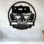 personalized rv trailer camping custom metal sign 0