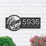 personalized sea turtle address sign custom metal signs 0