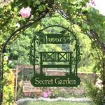personalized secret garden chair peaful garden decorative custom metal sign 0