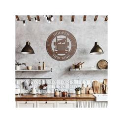 personalized semi truck sign 18 wheeler trucking custom metal sign trucker gifts birthday gifts for men man cave decor 2