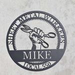 personalized sheet metal workers tradesman retirement gifts custom metal sign 0