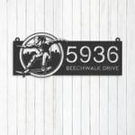 personalized skateboarder sport skateboard address sign house number plaque custom metal sign 0