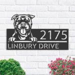 personalized staffordshire bull terrier dog address sign house number plaque custom metal sign 0