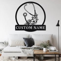 personalized stethoscope floral metal wall art custom nurse name sign gifts for nursing 1