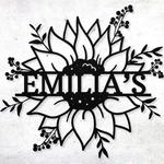 personalized sunflower floral garden decorative custom metal sign 0