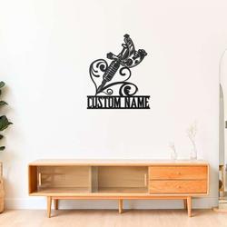 personalized tattoo artist metal sign tattoo studio sign tattoo machine sign tattoo shop decor gifts for tattoo lovers 3