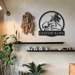 personalized tattoo artist sign for tattoo studio decor laser cut metal signs 2